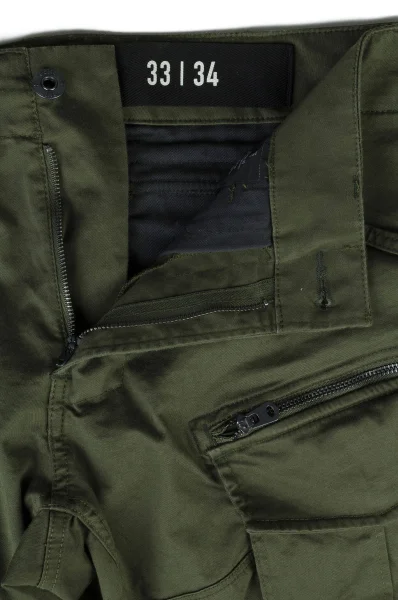 Spodnie Cargo Rovic Zip 3D | Straight fit G- Star Raw zielony